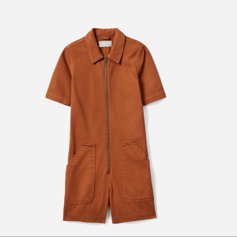 Everlane The Denim Short Coverall in Canyon